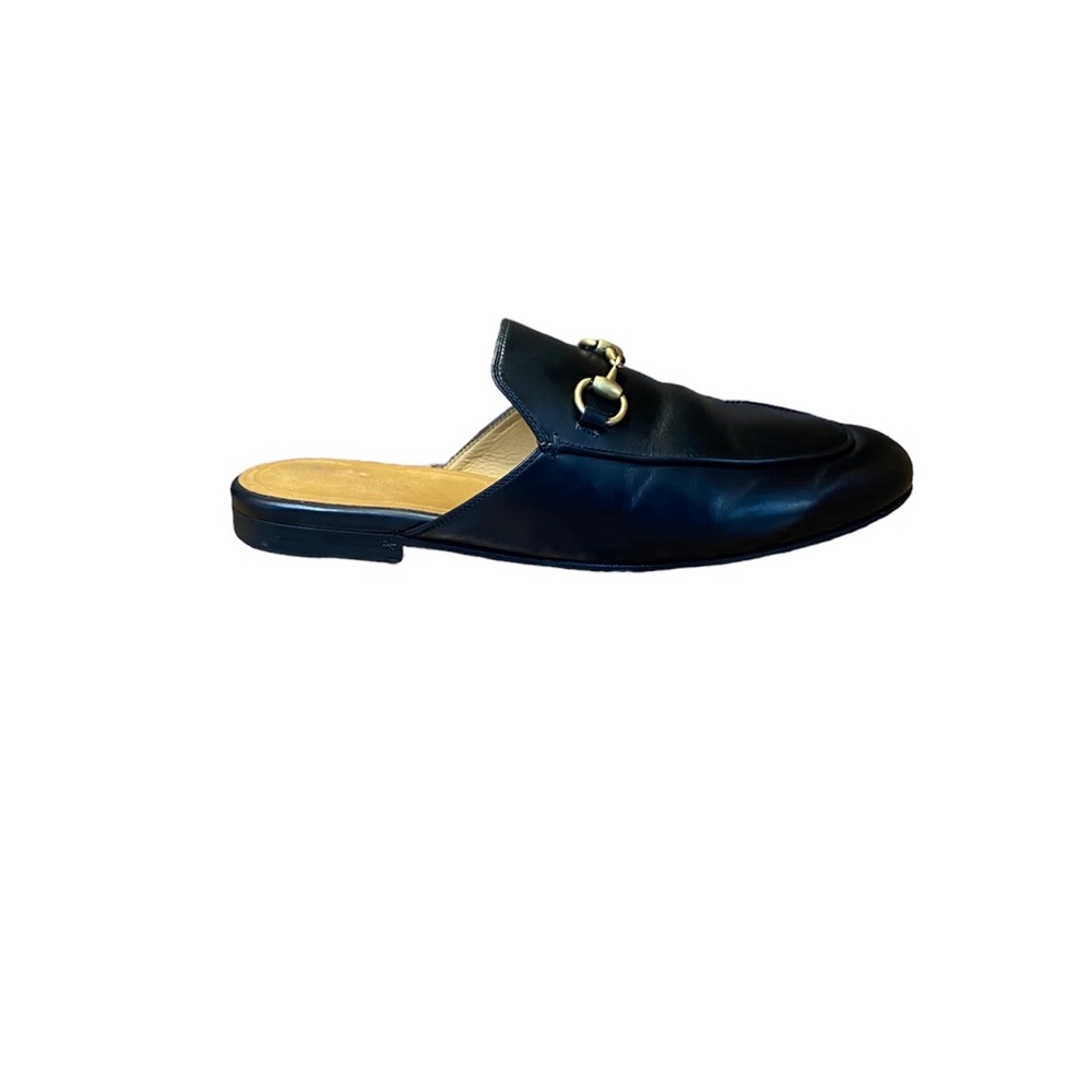 Gucci Princetown Black Leather Mules - Picture 5 of 10